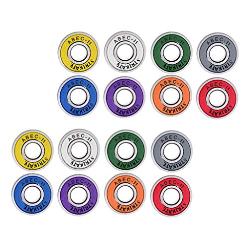 freneci Paquete de 16 Rodamientos de Monopatín ABEC 11 de 8 X 22 X 7 Mm para Longboard/en Línea/Hockey/Rodillo freneci Paquete de 16 Rodamientos de Monopatín ABEC 11 de 8 X 22 X 7 Mm para Longboard/en Línea/Hockey/Rodillo