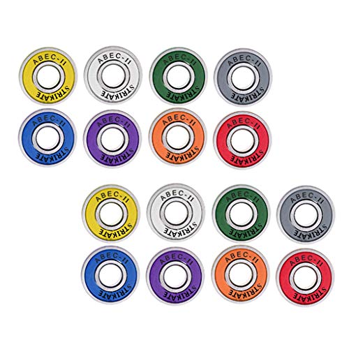 freneci Paquete de 16 Rodamientos de Monopatín ABEC 11 de 8 X 22 X 7 Mm para Longboard/en Línea/Hockey/Rodillo freneci Paquete de 16 Rodamientos de Monopatín ABEC 11 de 8 X 22 X 7 Mm para Longboard/en Línea/Hockey/Rodillo