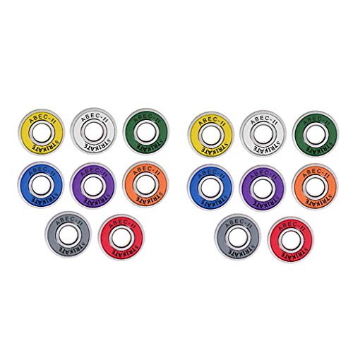 freneci Paquete de 16 Rodamientos de Monopatín ABEC 11 de 8 X 22 X 7 Mm para Longboard/en Línea/Hockey/Rodillo freneci Paquete de 16 Rodamientos de Monopatín ABEC 11 de 8 X 22 X 7 Mm para Longboard/en Línea/Hockey/Rodillo