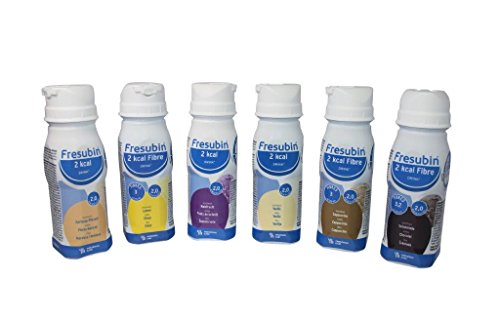 Fresubin - Bebida de 2 kcal, caja mixta, 24 x 200 ml Fresubin - Bebida de 2 kcal, caja mixta, 24 x 200 ml