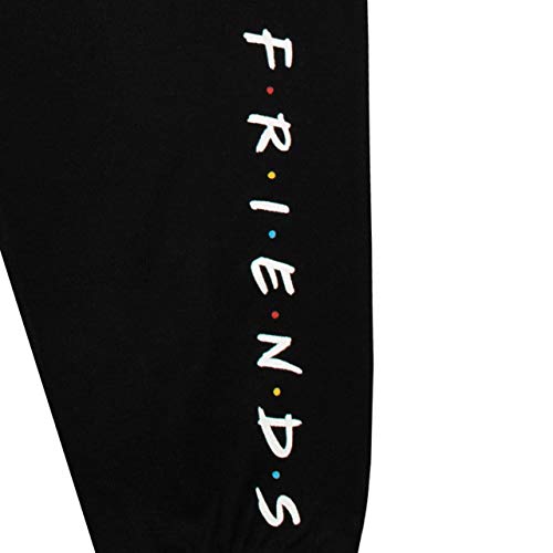 FRIENDS Pijamas de Manga Corta para niñas Central Perk Negro 13-14 Años