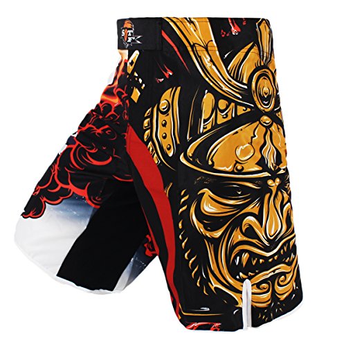 frikimanes Pantalones Cortos Shorts Ideales MMA K-1 Kick Boxing Boxeo Crossfit etc. (M)