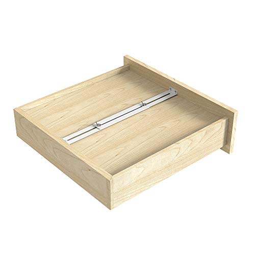 FRMSAET Kit de reparación de cajones - Accesorios de muebles Soportes utilizados para reforzar y reparar cajones de madera/MDF/aglomerado Refuerzo de gabinetes. (Paquete de 4)