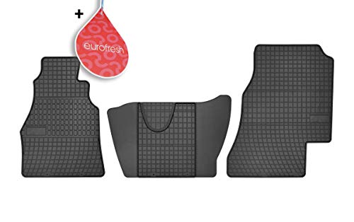 Frogum Alfombrillas Negro Coches de Goma 3-Pieza compatibile con Mercedes-Benz Sprinter I VW LT 1995-2006 Frogum Alfombrillas Negro Coches de Goma 3-Pieza compatibile con Mercedes-Benz Sprinter I VW LT 1995-2006