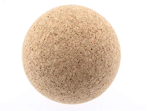 Frompt2y Pelota Bolas de Corcho 90mm [2 Unidades] Yoga Punto de Activación Masaje Rehabilitación Fisioterapia Crossfit [Corcho Natural de Portugal]