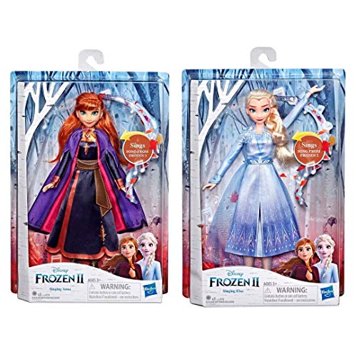 Frozen 2 17100-P - Juego de 2 muñecos Cantantes de Anna y Elsa