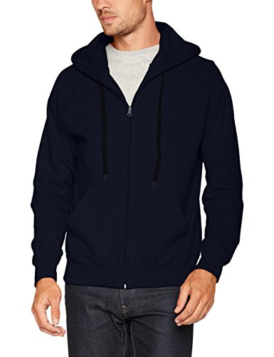 Fruit Of The Loom 12208B, Sudadera para Hombre, Azul oscuro, M Fruit Of The Loom 12208B, Sudadera para Hombre, Azul oscuro, M