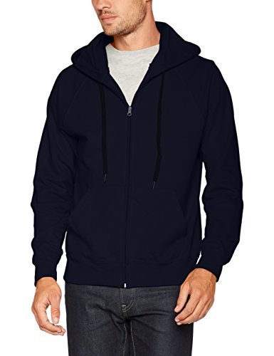 Fruit Of The Loom 12208B, Sudadera para Hombre, Azul oscuro, M