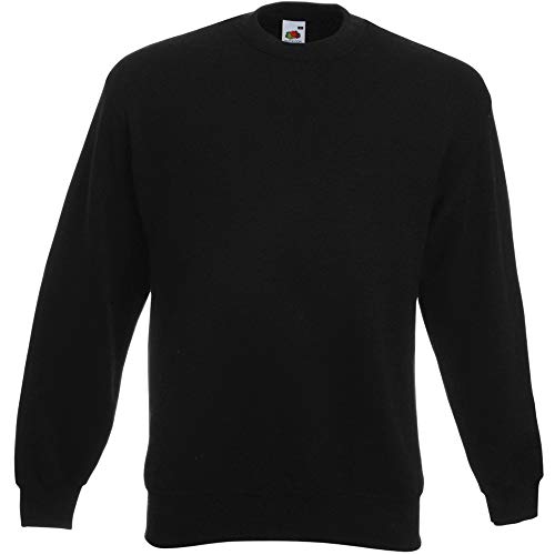 Fruit of the Loom 62-202-0 Sudadera, Negro, Extra-Large para Hombre