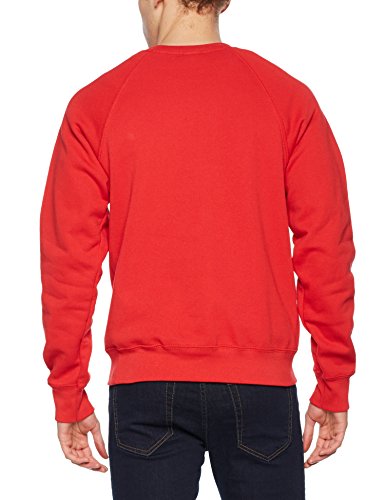 Fruit Of The Loom 62-216-0, Sudadera Para Hombre, Rojo (Red), Medium