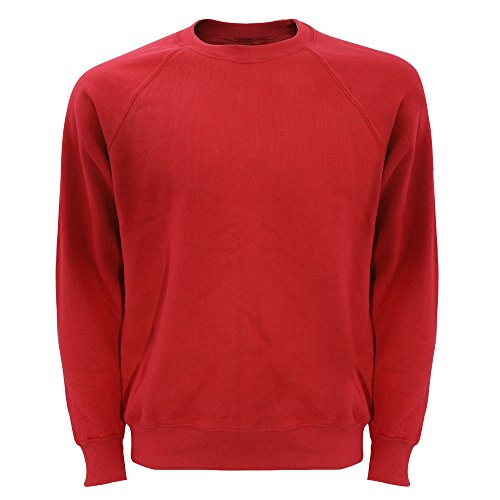 Fruit Of The Loom 62-216-0, Sudadera Para Hombre, Rojo (Red), Medium