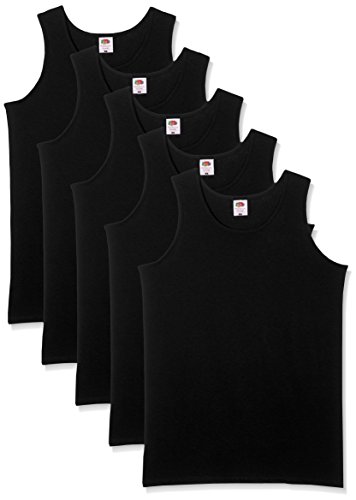 Fruit of the Loom Athletic Lightweight Chaqueta, Negro (, M (Pack de 5) para Hombre Fruit of the Loom Athletic Lightweight Chaqueta, Negro (, M (Pack de 5) para Hombre