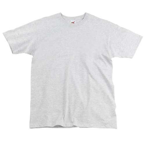 Fruit of the Loom - Camiseta Básica de Manga Corta Modelo Valueweight - Hombres (S/Caqui) Fruit of the Loom - Camiseta Básica de Manga Corta Modelo Valueweight - Hombres (S/Caqui)