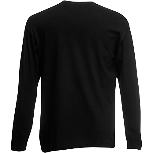 Fruit of the Loom - Camiseta Básica de Manga Larga para Hombre - Calidad/Precio (Mediana (M)) (Azul Marino) Fruit of the Loom - Camiseta Básica de Manga Larga para Hombre - Calidad/Precio (Mediana (M)) (Azul Marino)