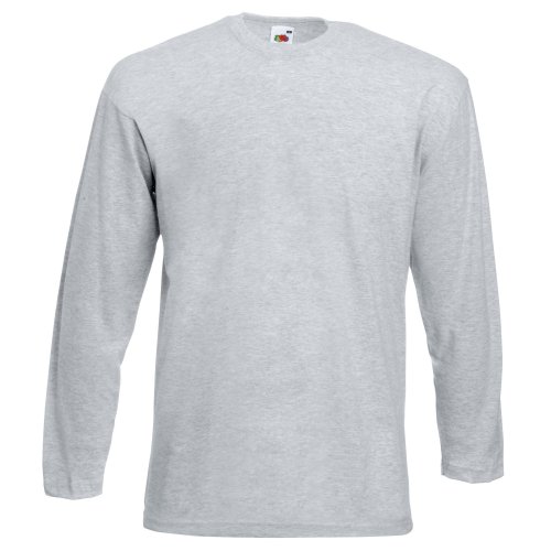 Fruit of the Loom - Camiseta Básica de Manga Larga para Hombre - Calidad/Precio (Mediana (M)) (Azul Marino) Fruit of the Loom - Camiseta Básica de Manga Larga para Hombre - Calidad/Precio (Mediana (M)) (Azul Marino)
