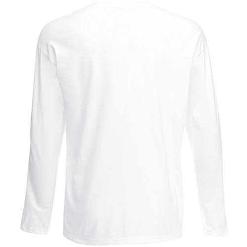 Fruit of the Loom - Camiseta Básica de Manga Larga para Hombre - Calidad/Precio (Mediana (M)) (Azul Marino) Fruit of the Loom - Camiseta Básica de Manga Larga para Hombre - Calidad/Precio (Mediana (M)) (Azul Marino)