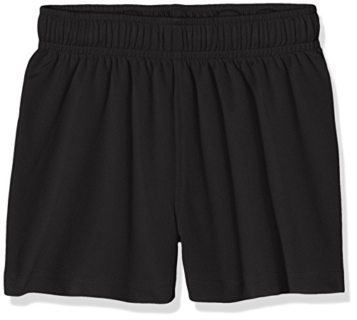 Fruit of the Loom Performance - Pantalones cortos deportivos Niñas, Negro (Black), 12-13 Años