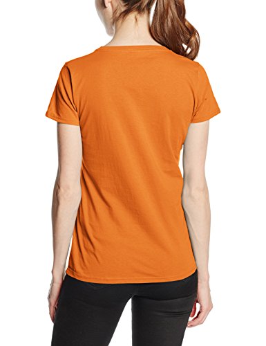 Fruit of the Loom Ss079m Camiseta, Naranja (Orange), XX-Large (Talla del Fabricante: XX-Large) para Mujer