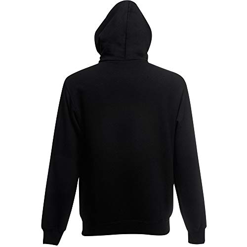 Fruit of the Loom - Sudadera clásica con capucha para niños, unisex, sin cremallera Negro negro 9 años