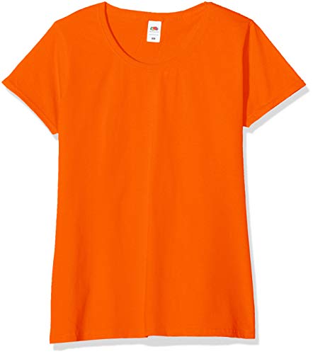 Fruit of the Loom Valueweight T-Shirt 5 Pack Camiseta, Naranja (Orange 44), M (Pack de 5) para Mujer Fruit of the Loom Valueweight T-Shirt 5 Pack Camiseta, Naranja (Orange 44), M (Pack de 5) para Mujer