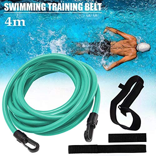 Frusde Cinturón de Natación, Exteriores Cinturón de Resistencia para Natación, Cinturón de Entrenamiento de Natación, Ajustable Cuerda Elástica Duradera para Entrenamiento de Piscina Frusde Cinturón de Natación, Exteriores Cinturón de Resistencia para Natación, Cinturón de Entrenamiento de Natación, Ajustable Cuerda Elástica Duradera para Entrenamiento de Piscina