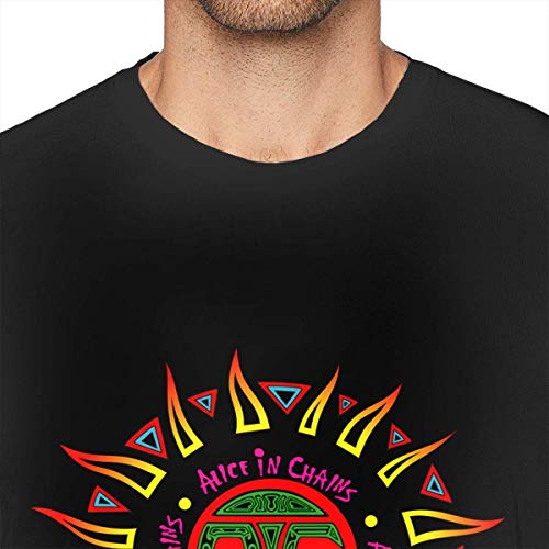 fshsh Camisetas y Tops Hombre Polos y Camisas Mens Funny Alice in Chains tee Black fshsh Camisetas y Tops Hombre Polos y Camisas Mens Funny Alice in Chains tee Black