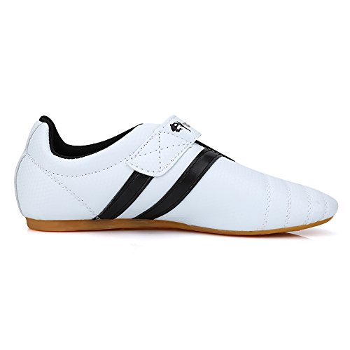 Fsskgx Zapatos de Taekwondo, Zapatillas de Artes Marciales, Boxeo, Zapatos Ligeros de Kung fu Taichi para Adultos y niños