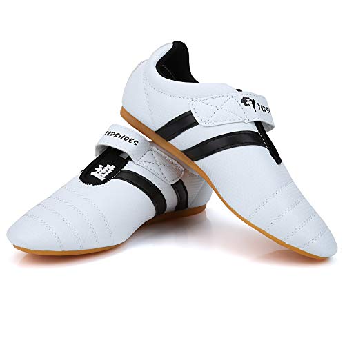 Fsskgx Zapatos de Taekwondo, Zapatillas de Artes Marciales, Boxeo, Zapatos Ligeros de Kung fu Taichi para Adultos y niños Fsskgx Zapatos de Taekwondo, Zapatillas de Artes Marciales, Boxeo, Zapatos Ligeros de Kung fu Taichi para Adultos y niños