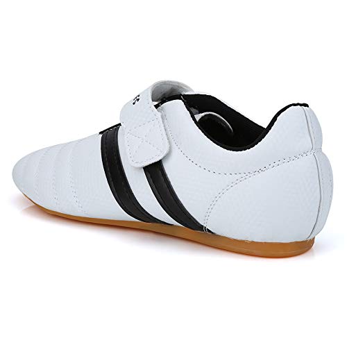 Fsskgx Zapatos de Taekwondo, Zapatillas de Artes Marciales, Boxeo, Zapatos Ligeros de Kung fu Taichi para Adultos y niños