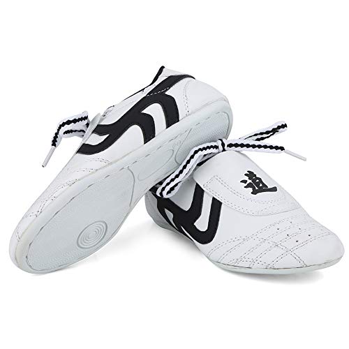 Fsskgxx Zapatos de Taekwondo, Zapatillas de Deporte de Artes Marciales para niños Zapatos Deportivos livianos para Entrenamiento de Karate Kung fu Tai chi de Boxeo