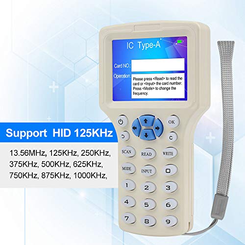 FST 10 Inglés Frecuencia Lector RFID Escritor Copiadora 125KHz Duplicadora 13.56MHz Lector de Tarjetas USB Cifrado + T5577 / UID Llaveros Grabables Llaveros Etiquetas FST 10 Inglés Frecuencia Lector RFID Escritor Copiadora 125KHz Duplicadora 13.56MHz Lector de Tarjetas USB Cifrado + T5577 / UID Llaveros Grabables Llaveros Etiquetas