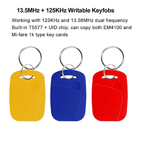 FST 10 Inglés Frecuencia Lector RFID Escritor Copiadora 125KHz Duplicadora 13.56MHz Lector de Tarjetas USB Cifrado + T5577 / UID Llaveros Grabables Llaveros Etiquetas FST 10 Inglés Frecuencia Lector RFID Escritor Copiadora 125KHz Duplicadora 13.56MHz Lector de Tarjetas USB Cifrado + T5577 / UID Llaveros Grabables Llaveros Etiquetas