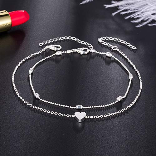 FSYX Copa Tobillera Femenina en Forma de corazón Descalzo Joyas de Ganchillo Nueva Tobillera Tobillera Tobillera Estilo 16 FSYX Copa Tobillera Femenina en Forma de corazón Descalzo Joyas de Ganchillo Nueva Tobillera Tobillera Tobillera Estilo 16