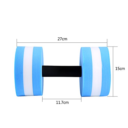 FTVOGUE 2 Piezas de aeróbicos acuáticos con Mancuernas de Espuma con Mancuernas acuáticas con Mancuernas Aqua Fitness con Pesas Ejercicio de Piscina para Perder Peso FTVOGUE 2 Piezas de aeróbicos acuáticos con Mancuernas de Espuma con Mancuernas acuáticas con Mancuernas Aqua Fitness con Pesas Ejercicio de Piscina para Perder Peso