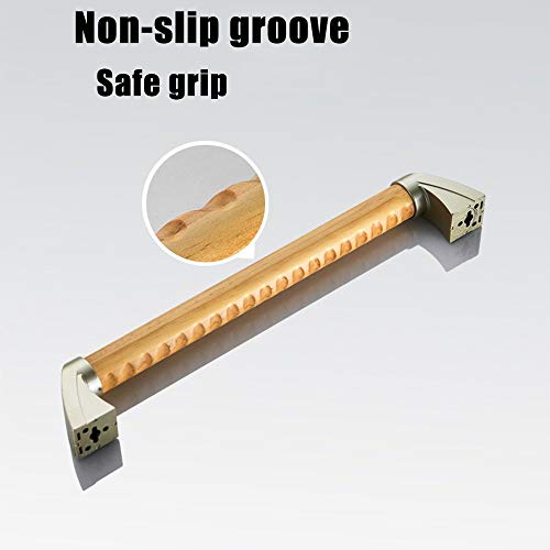 FuAo Asidero asa de Seguridad BaƱo, Agarraderas Madera para BaƱera/Escaleras/Ducha, Impermeable Antideslizante Barra de Apoyo para Personas Mayores y Discapacitadas 44cm FuAo Asidero asa de Seguridad BaƱo, Agarraderas Madera para BaƱera/Escaleras/Ducha, Impermeable Antideslizante Barra de Apoyo para Personas Mayores y Discapacitadas 44cm