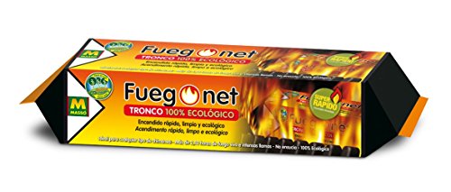 FUEGO NET Fuegonet 231095N Tronco, Marrón, 39.5x7.5x7.5 cm FUEGO NET Fuegonet 231095N Tronco, Marrón, 39.5x7.5x7.5 cm