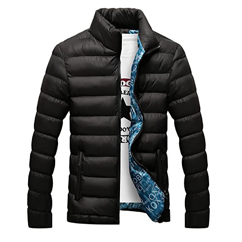 FullRose Winter Warm Outwear Slim Mens Coats Casual Windbreaker Quilted Jackets Men M-6XL Black-Red XXXL FullRose Winter Warm Outwear Slim Mens Coats Casual Windbreaker Quilted Jackets Men M-6XL Black-Red XXXL
