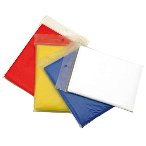 FUN FAN LINE - Pack x 50 Ponchos Impermeables con Capuchas y Mangas para Hombre o Mujer. Ideal para Viajes, Picnic, Deportes al Aire Libre, Senderismo o Ciclismo (Azul) FUN FAN LINE - Pack x 50 Ponchos Impermeables con Capuchas y Mangas para Hombre o Mujer. Ideal para Viajes, Picnic, Deportes al Aire Libre, Senderismo o Ciclismo (Azul)