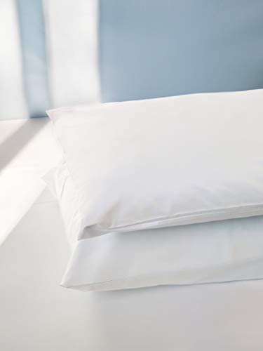 Funda Almohada 50x80 cm de algodón 100%, Transpirable sin Cremallera, Juego de 2 Fundas Almohadas 50x75 cm, Made in Italy Funda Almohada 50x80 cm de algodón 100%, Transpirable sin Cremallera, Juego de 2 Fundas Almohadas 50x75 cm, Made in Italy