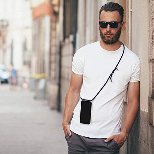 Funda con Cuerda para iPhone 7 Plus / 8 Plus, Carcasa Transparente TPU Suave Silicona Case con Correa Colgante Ajustable Collar Correa de Cuello Cadena Cordón para iPhone 7 Plus / 8 Plus - Oro rosa Funda con Cuerda para iPhone 7 Plus / 8 Plus, Carcasa Transparente TPU Suave Silicona Case con Correa Colgante Ajustable Collar Correa de Cuello Cadena Cordón para iPhone 7 Plus / 8 Plus - Oro rosa