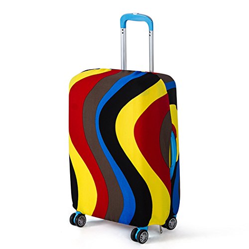 Funda maleta suave elástico de anti-polvo Cubierta de protector equipaje con cremallera Funda maleta suave elástico de anti-polvo Cubierta de protector equipaje con cremallera