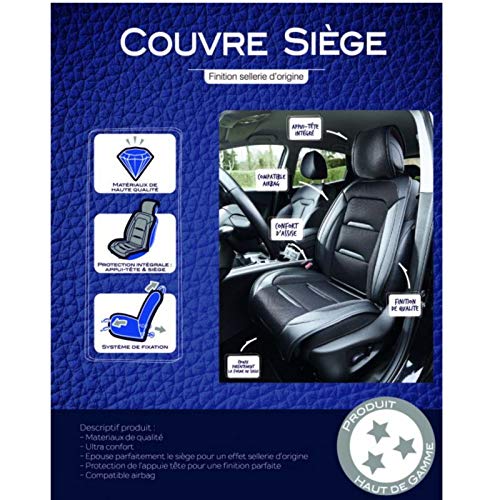 Funda para asiento delantero Xynon para Tessoro 490 For. Transit 2.2 Duratorq TdCi 140 (2010) (), 1 pieza, color negro Funda para asiento delantero Xynon para Tessoro 490 For. Transit 2.2 Duratorq TdCi 140 (2010) (), 1 pieza, color negro