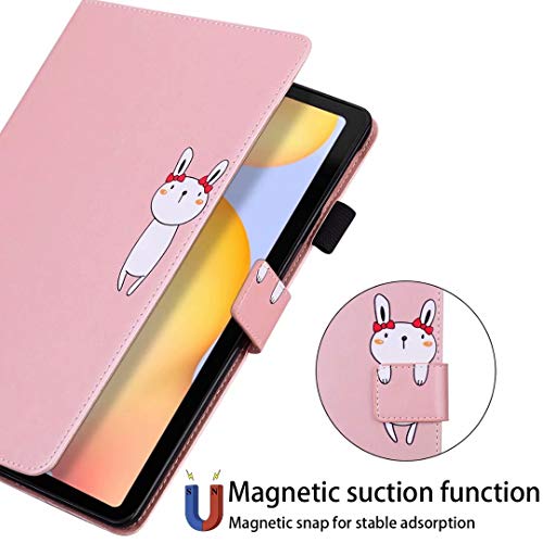 Funda para Hauwei MatePad T8 8.0, funda de piel sintética de alta calidad, delgada, con función atril y función atril para despertar/reposo automático, color oro rosa