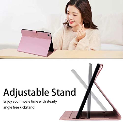 Funda para Hauwei MatePad T8 8.0, funda de piel sintética de alta calidad, delgada, con función atril y función atril para despertar/reposo automático, color oro rosa Funda para Hauwei MatePad T8 8.0, funda de piel sintética de alta calidad, delgada, con función atril y función atril para despertar/reposo automático, color oro rosa