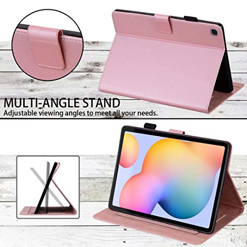 Funda para Hauwei MatePad T8 8.0, funda de piel sintética de alta calidad, delgada, con función atril y función atril para despertar/reposo automático, color oro rosa Funda para Hauwei MatePad T8 8.0, funda de piel sintética de alta calidad, delgada, con función atril y función atril para despertar/reposo automático, color oro rosa