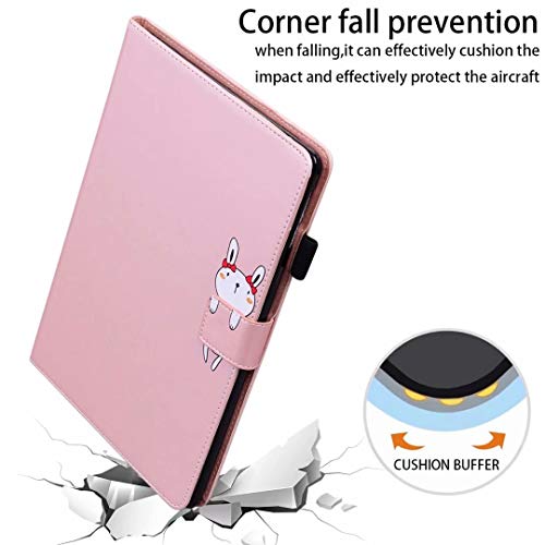 Funda para Hauwei MatePad T8 8.0, funda de piel sintética de alta calidad, delgada, con función atril y función atril para despertar/reposo automático, color oro rosa