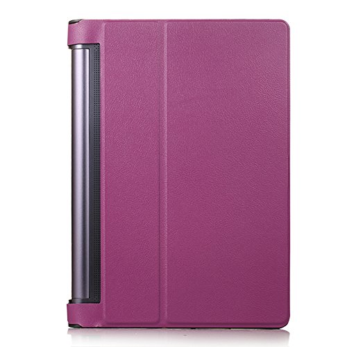 Funda para Lenovo Yoga Tab 3 10 Plus YT-X703F/L y Lenovo Tab 3 10 Pro YT3-X90F, funda inteligente con función Wake & Sleep, con lápiz táctil incluido morado morado