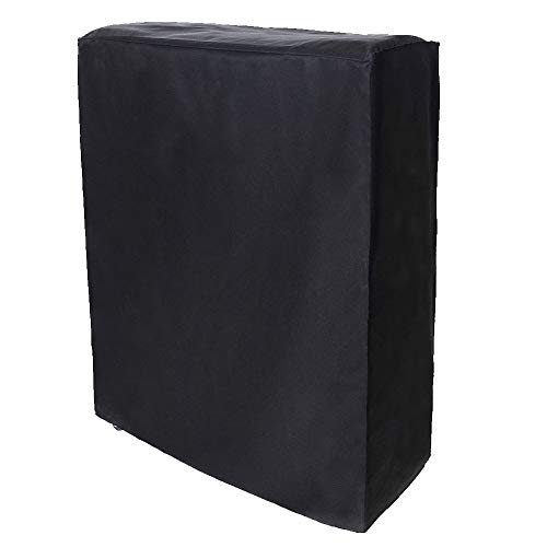 Funda para Muebles, Negra Cama Plegable portátil Funda para Muebles Funda Protectora a Prueba de Polvo Fundas para sofás Fundas para Muebles para Exteriores(Los 85 * 33 * 107cm)