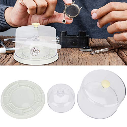 Funda protectora para reloj, bandeja protectora de plástico para funda antipolvo, con ecológico, firme y antidesgaste, adecuada para relojes y relojes de bolsillo, para relojero y reparador Funda protectora para reloj, bandeja protectora de plástico para funda antipolvo, con ecológico, firme y antidesgaste, adecuada para relojes y relojes de bolsillo, para relojero y reparador