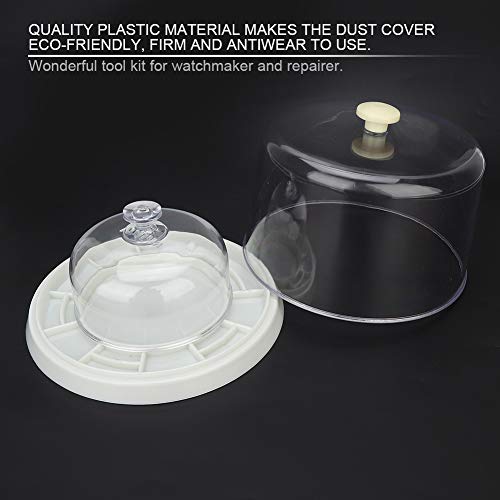 Funda protectora para reloj, bandeja protectora de plástico para funda antipolvo, con ecológico, firme y antidesgaste, adecuada para relojes y relojes de bolsillo, para relojero y reparador Funda protectora para reloj, bandeja protectora de plástico para funda antipolvo, con ecológico, firme y antidesgaste, adecuada para relojes y relojes de bolsillo, para relojero y reparador